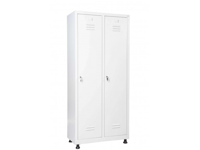 Метален шкаф за дрехи за 2-ма души